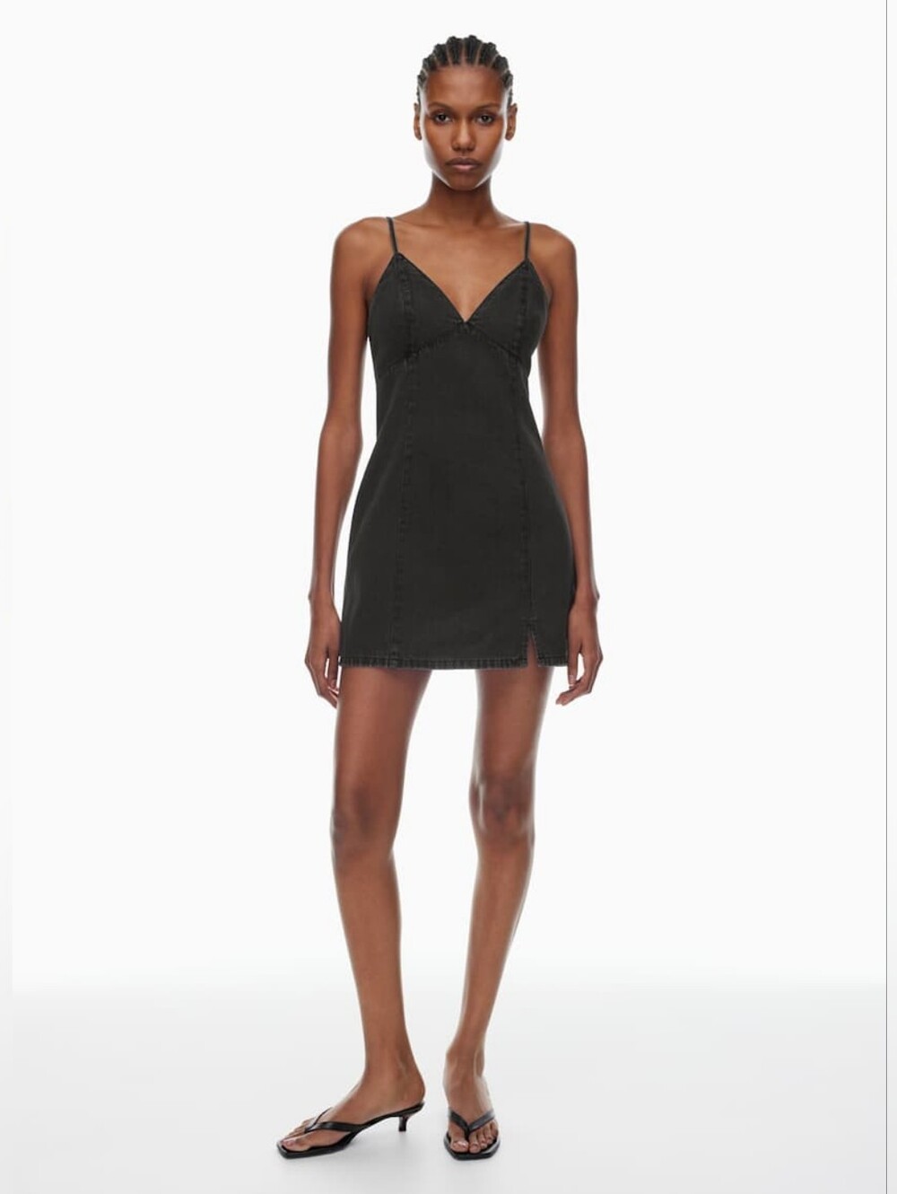 ISO Denim Forum 90's slip dress Black Eyeliner
